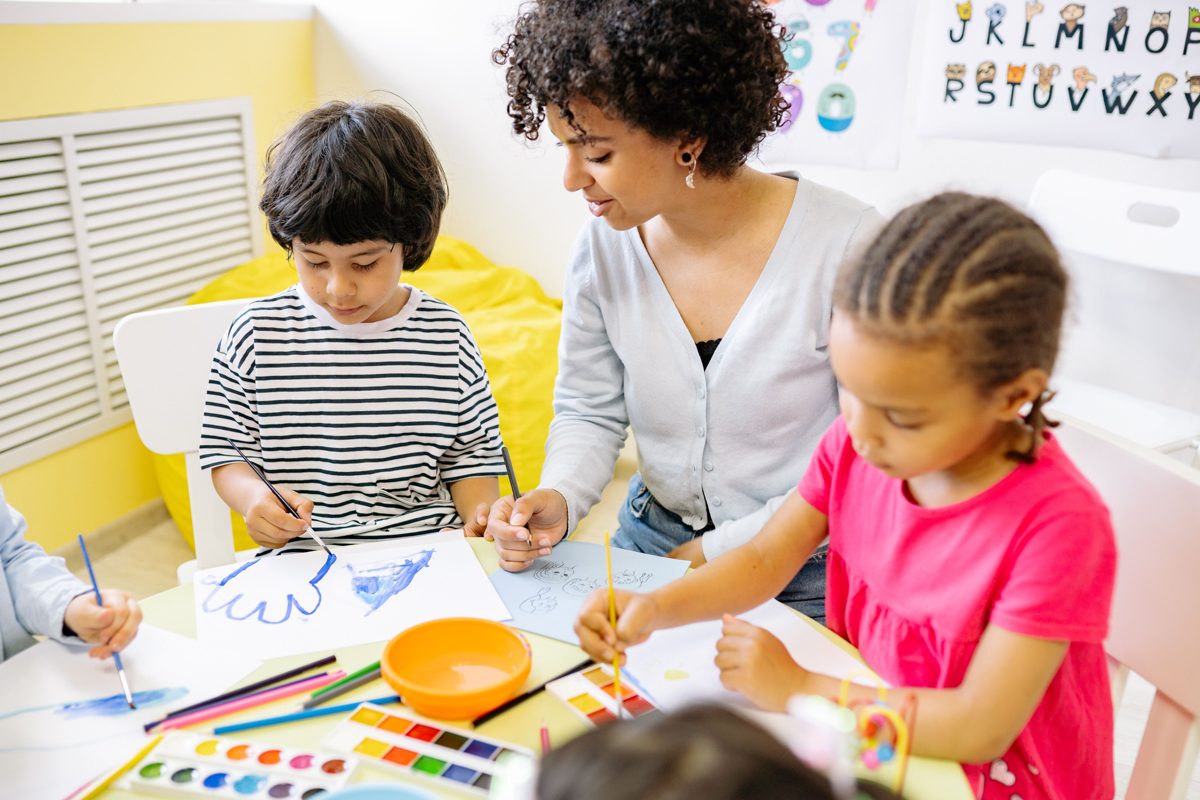 Children learning together